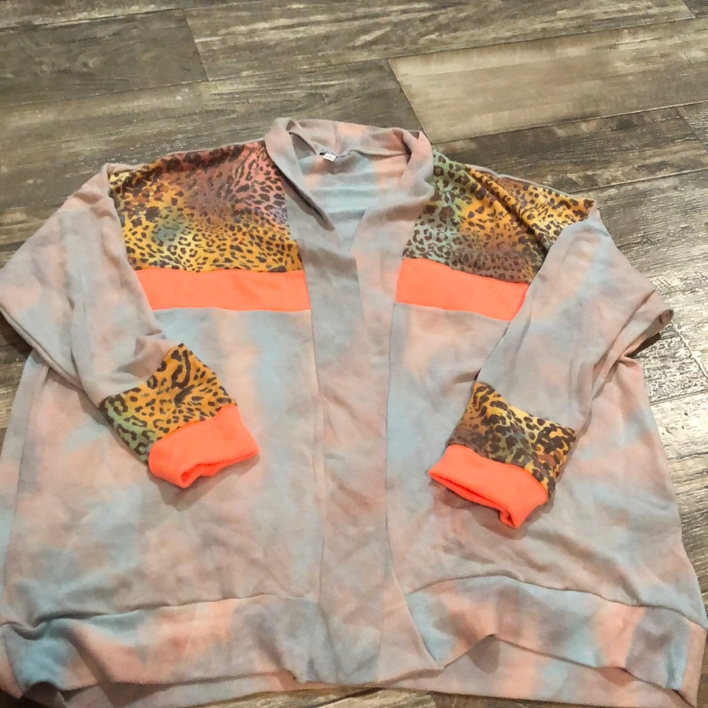 White birch cardigan. Size large